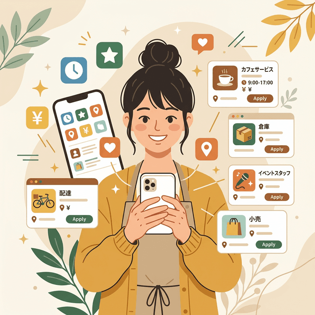 単発バイトアプリ比較 大学生が『すぐ働く』『失敗を減らす』ための選び方